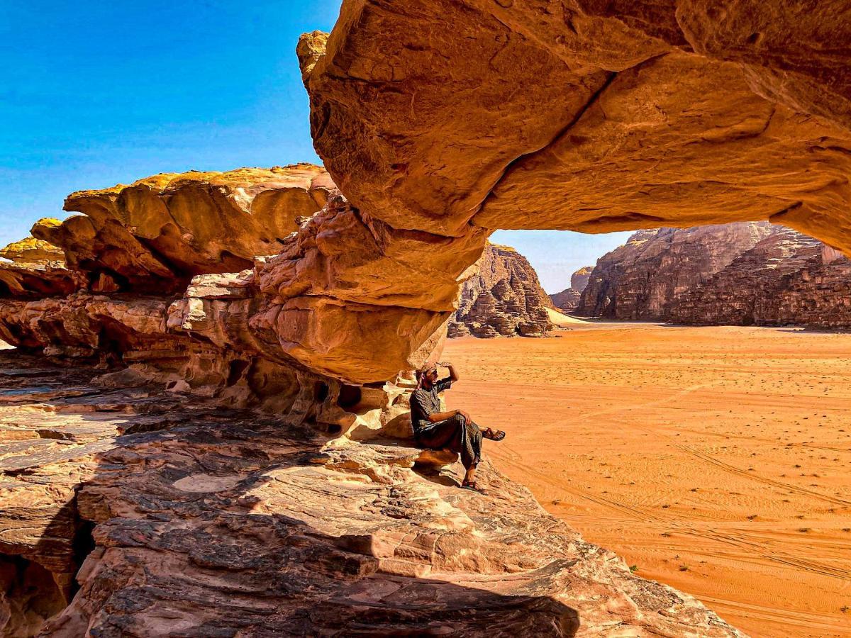 Wadi Rum Silk Road Camp מראה חיצוני תמונה